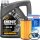 Bosch Ölfilter + Mannol 5W-30 7701 O.E.M. für Chevrolet Opel, 4L