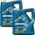 2x MANNOL Universal 15W-40 API SN/CH-4 Motoröl, 4 Liter