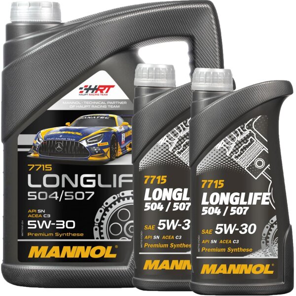 MANNOL Longlife 504 / 507 5W-30, 7 Liter