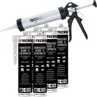 6x TECPO KKD 801 Karosserie Klebe- und Dichtmasse, 370g +...