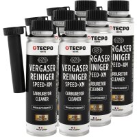 6x TECPO Vergaserreiniger ESTER Speed-XM Drosselkappen...