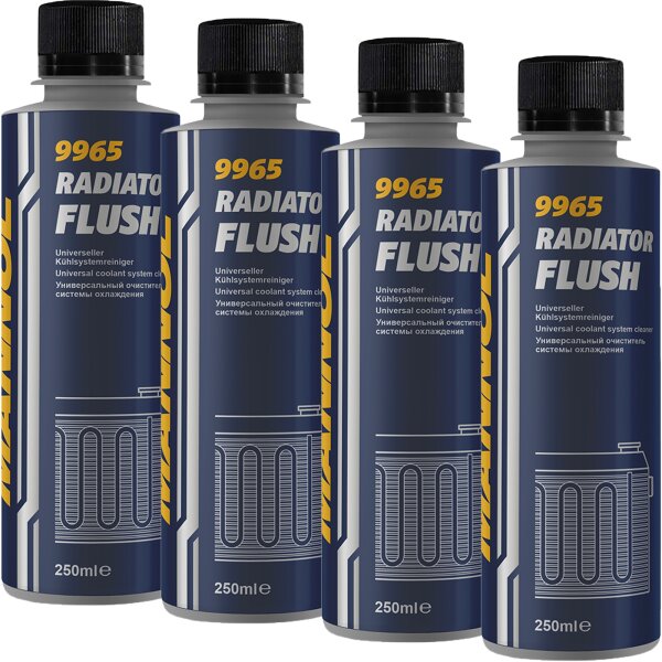 4x MANNOL Radiator Flush, 250mL