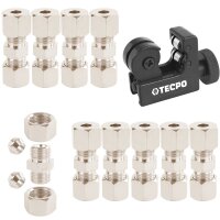 10x Verbinder für 6 mm  Bremsleitung ohne...