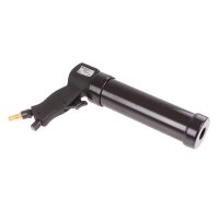 BGS Druckluft-Kartuschen-Pistole + 2x PETEC Klebe- und Dichtmasse, Black