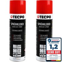 2x TECPO Sprühkleber Hochtemperatur Industriekleber,...