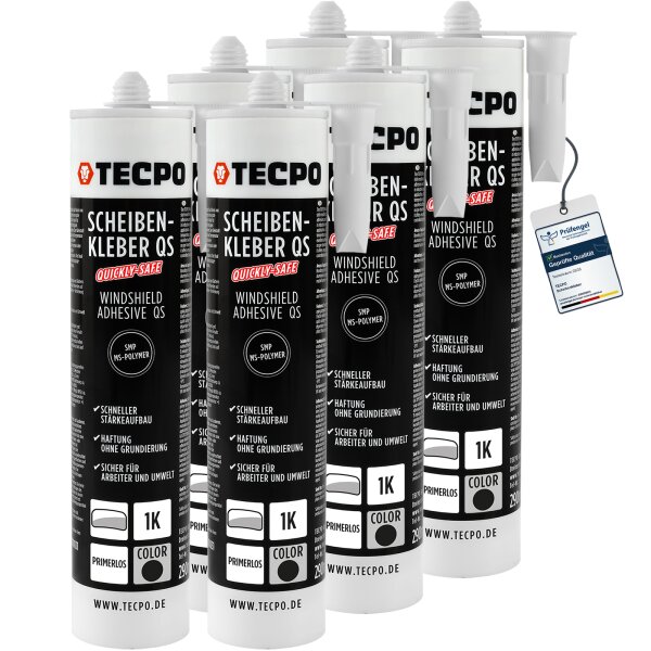 6x Scheibenkleber QS Primerlos  MS-Polymer 290 ml