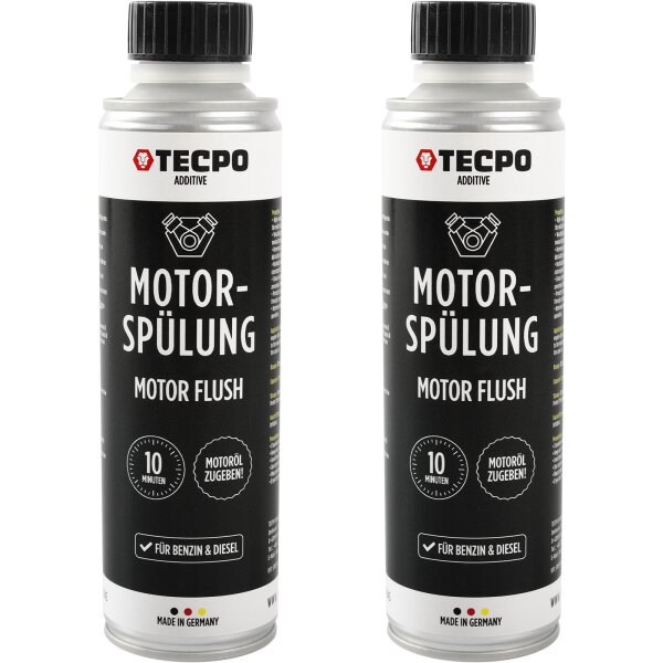 2x TECPO Motorspülung Motor Flush Motorreiniger, 300 ml