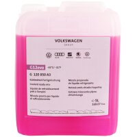 Ausgleichsbehälter, Kühlmittel + ORIGINAL VAG Kühlerfrostschutz G12, 5 Liter