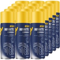 15x MANNOL 8121 White Grease Schmierung, 450 ml