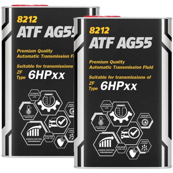 2x MANNOL ATF AG55 Automatik Getriebeöl, 1L