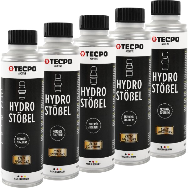 5x TECPO Hydrostößel Additiv ESTER, 300 ml