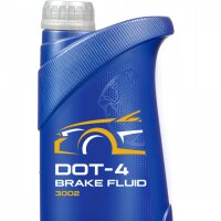 4x MANNOL Bremsflüssigkeit DOT-4, 1L
