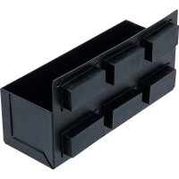 PETEC Steinschlag- & Unterbodenschutz, Spray, schwarz, 2x 500 ml + BGS Spraydosen-Ablage