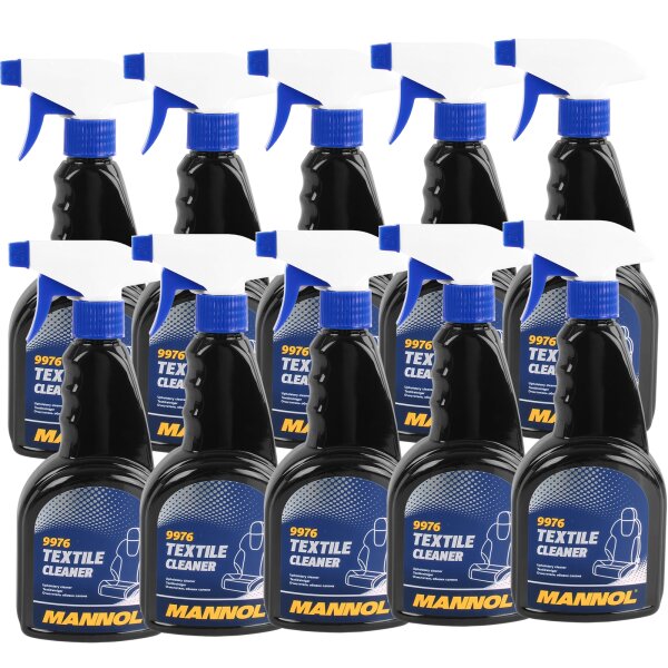 10x MANNOL Textile Cleaner, 500 ml