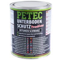 2x PETEC Unterbodenschutz Bitumen schwarz, 1 L