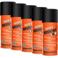 5x BRUNOX Rostumwandler & Grundierer-Spray, 2in1, 400 ml