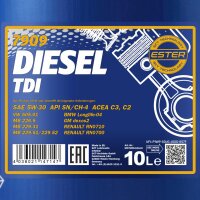 2x MANNOL Diesel TDI 5W-30 Motoröl, 10 Liter