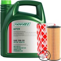 FEBI BILSTEIN Ölfilter + Schraube + Fanfaro OEM...