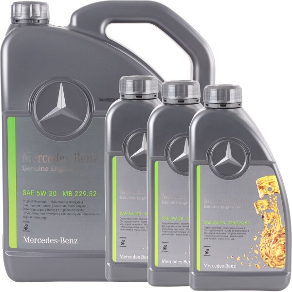 5W-30 Mercedes Benz Motoröl MB 229.52, 8 Liter