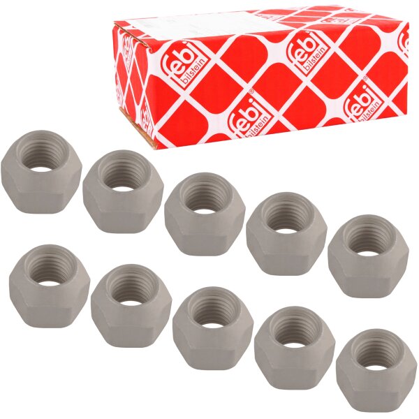 10x FEBI BILSTEIN Radmutter für Stahlfelge