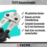 TECPO Bolzenschneider Backen CR-V 900 mm  36"