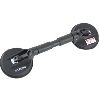 2x TECPO Gummi-Doppelsauger Ø 118mm, 100kg