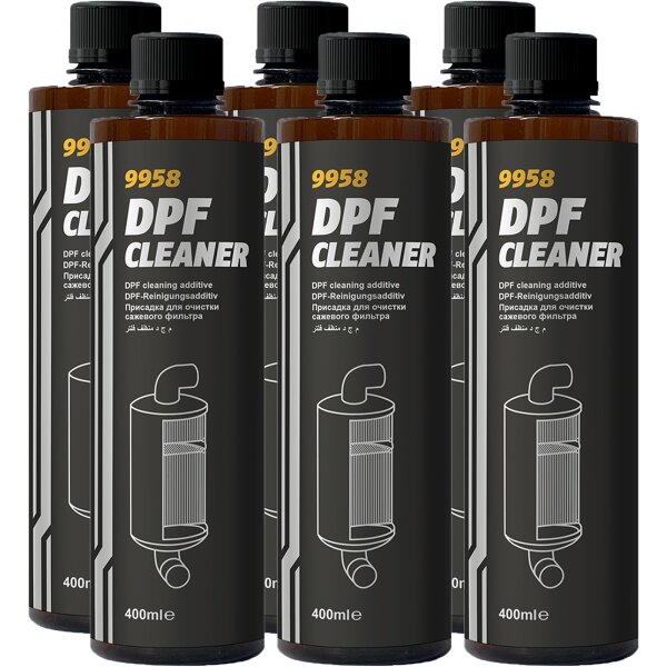 6x MANNOL DPF Cleaner, 400 ml