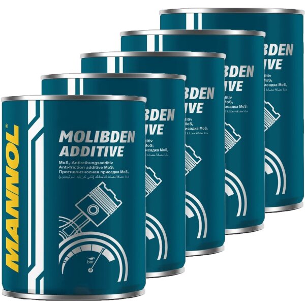 5x MANNOL Molibden Additive, 300 ml