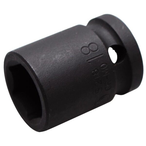 BGS Kraft-Steckschlüssel-Einsatz Sechskant | Antrieb Innenvierkant 12,5 mm (1/2") | SW 18 mm