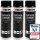 3x 500 ml TECPO Autolack schwarz glänzend