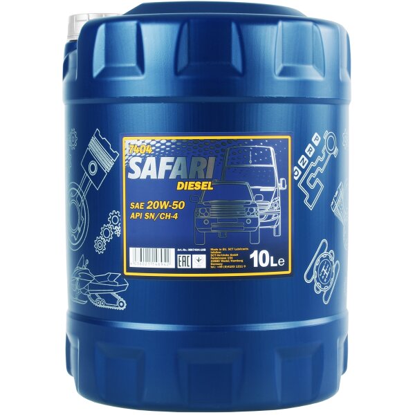 MANNOL Safari 20W-50, 10L