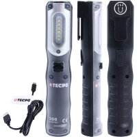 TECPO Schraubendreher- und Bit Set 100-tlg. + Werkstattlampe, 300 Lumen magnetisch