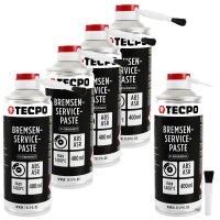 TECPO Bremsen-Servicepaste Schmierfett Bremsenpaste 5x400 ml