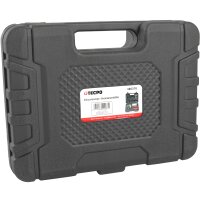 TECPO Bremsenentlüfter Vakuumpumpe Druckpumpe + Bremsflüssigkeit DOT-4, 1L