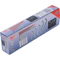 BGS Doppel-Ringschlüssel-Satz | S-Form | SW 10 x 11 - 18 x 19 mm | 5-tlg.
