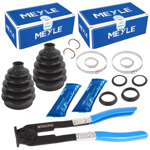 2x MEYLE Antriebswelle Achsmanschette Faltenbalg + Zange
