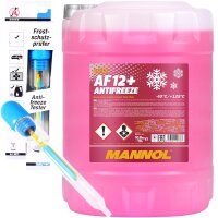 MANNOL Longlife Kühlerfrostschutz AF12+, 10L + BGS...