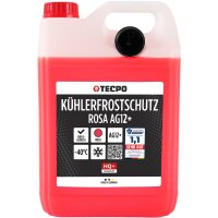 4x TECPO Kühlerfrostschutz G12+ -40°C, 5L