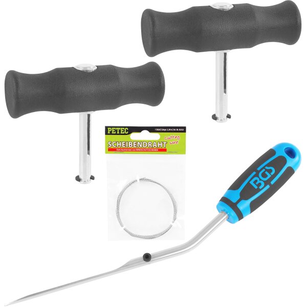 BGS Autoglas austrenndraht-Set 4-tlg.