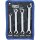 TECPO Maul-Ringschlüssel-Satz SW 1/4"- 5/16", 12-teilig +  Offener Doppel-Ringschlüssel