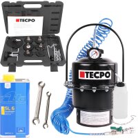 TECPO Druckluft-Bremsenentlüftungsgerät + BGS...