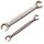 TECPO Druckluft-Bremsenentlüftungsgerät + BGS Offener Doppel-Ringschlüssel-Satz, SW 10 x 11 / 12 x 13 mm, 2-tlg. + ATE Bremsflüssigkeit SL6, 1 Liter