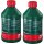 2x FEBI BILSTEIN 06161 Zentralhydrauliköl Servoöl grün, 1 Liter