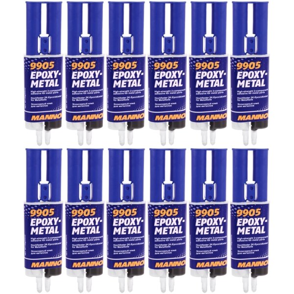Mannol Kleber für Metall Epoxidkleber, 12x30g