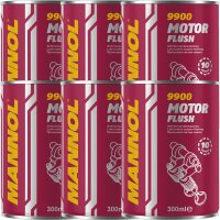 6x MANNOL Motor Flush Oiladditiv 300mL