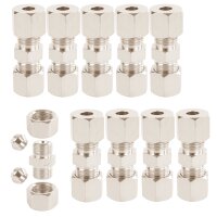 10x Verbinder für 6 mm  Bremsleitung ohne Bördeln