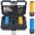 TECPO Drehmomentschlüssel 1/2 Zoll Set 17-19+21 mm Steckschlüssel + Verlängerung + Kraftnüsse