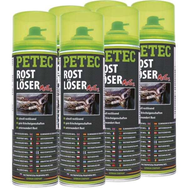 6x PETEC Rostlöser, 500 ml