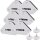 6x TECPO Magnet Schweißwinkel 4 kg 9 lbs + Masseklemmen