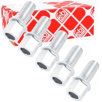 5x FEBI BILSTEIN 09801 Radschraube
